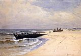 Alfred Thompson Bricher Famous Paintings - Low Tide
